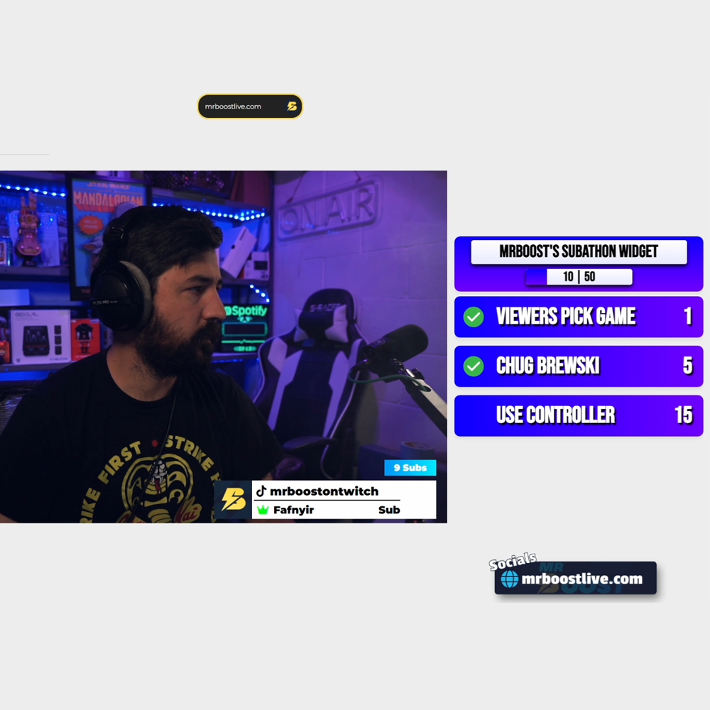 Kick Subathon Widgets Made For Streamers