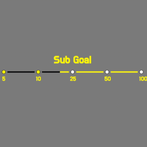 Progress Bar Goal Widget